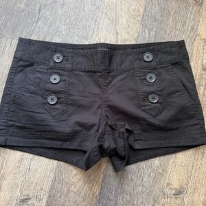 Express short shorts Y2K black mini shorts C12